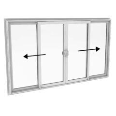 4-LITE PATIO DOOR INSIDE TO OUT 4-LITE PATIO DOOR INSIDE TO OUT
